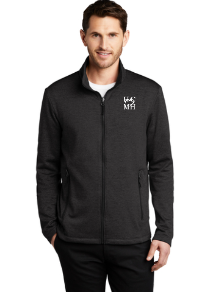 HCMH F905  Port Authority® Collective Striated Fleece Jacket Embroidered