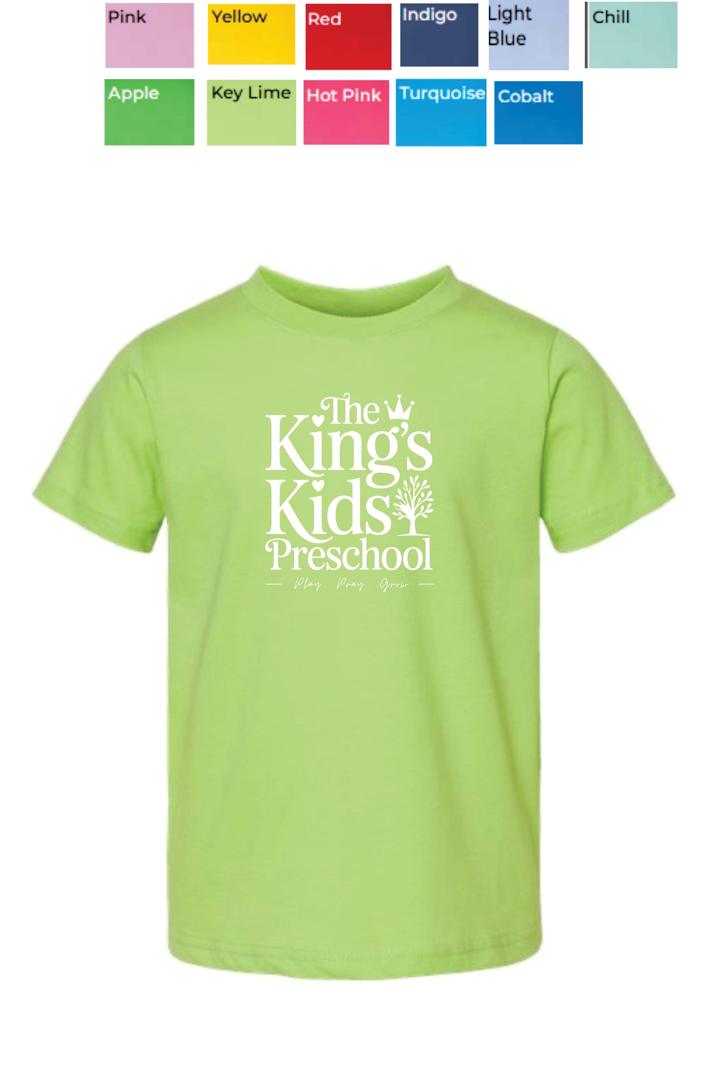 King's Kids Rabbit Skins Toddler Fine Jersey Tee - 3321