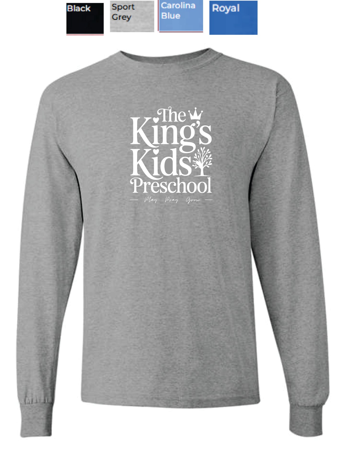 King's Kids Gildan Unisex Heavy Cotton™ Long Sleeve T-Shirt - 5400