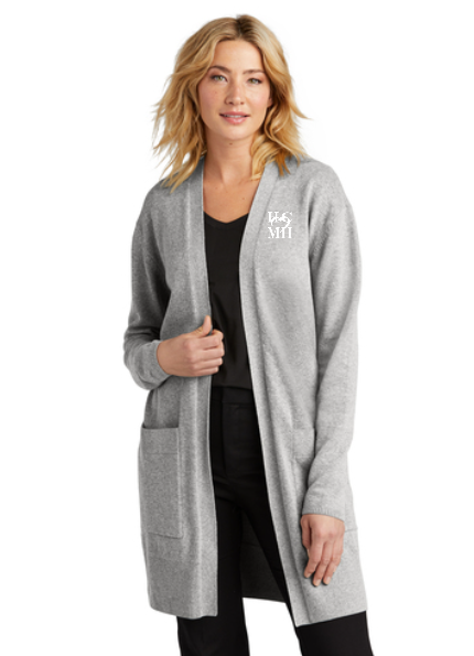 HCMH MM3023  Mercer+Mettle™ Women’s Open-Front Cardigan Sweater Emboridered