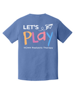 Load image into Gallery viewer, HCMH Let's Play Pediatrics Therapists DM130 District ® Perfect Tri ® Tee &amp; 1717 Comfort Colors
