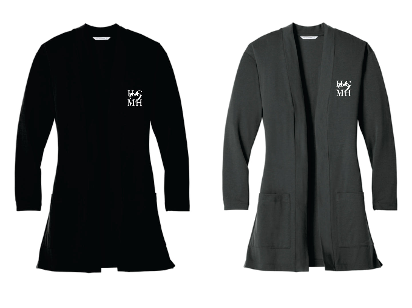 HCMH LK5434  Port Authority ® Ladies Concept Long Pocket Cardigan Embroidered