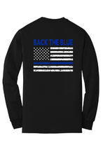 Load image into Gallery viewer, Back the Blue DM132  District® Perfect Tri® Long Sleeve Tee

