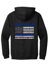Back the Blue 18500  Gildan® Heavy Blend™ Hooded Sweatshirt