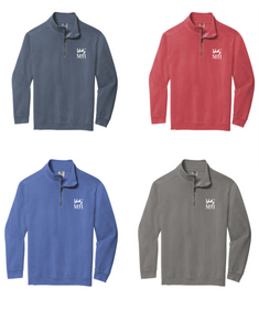 HCMH Comfort Colors 1/4 Zip Sweatshirt Embroidered 1580