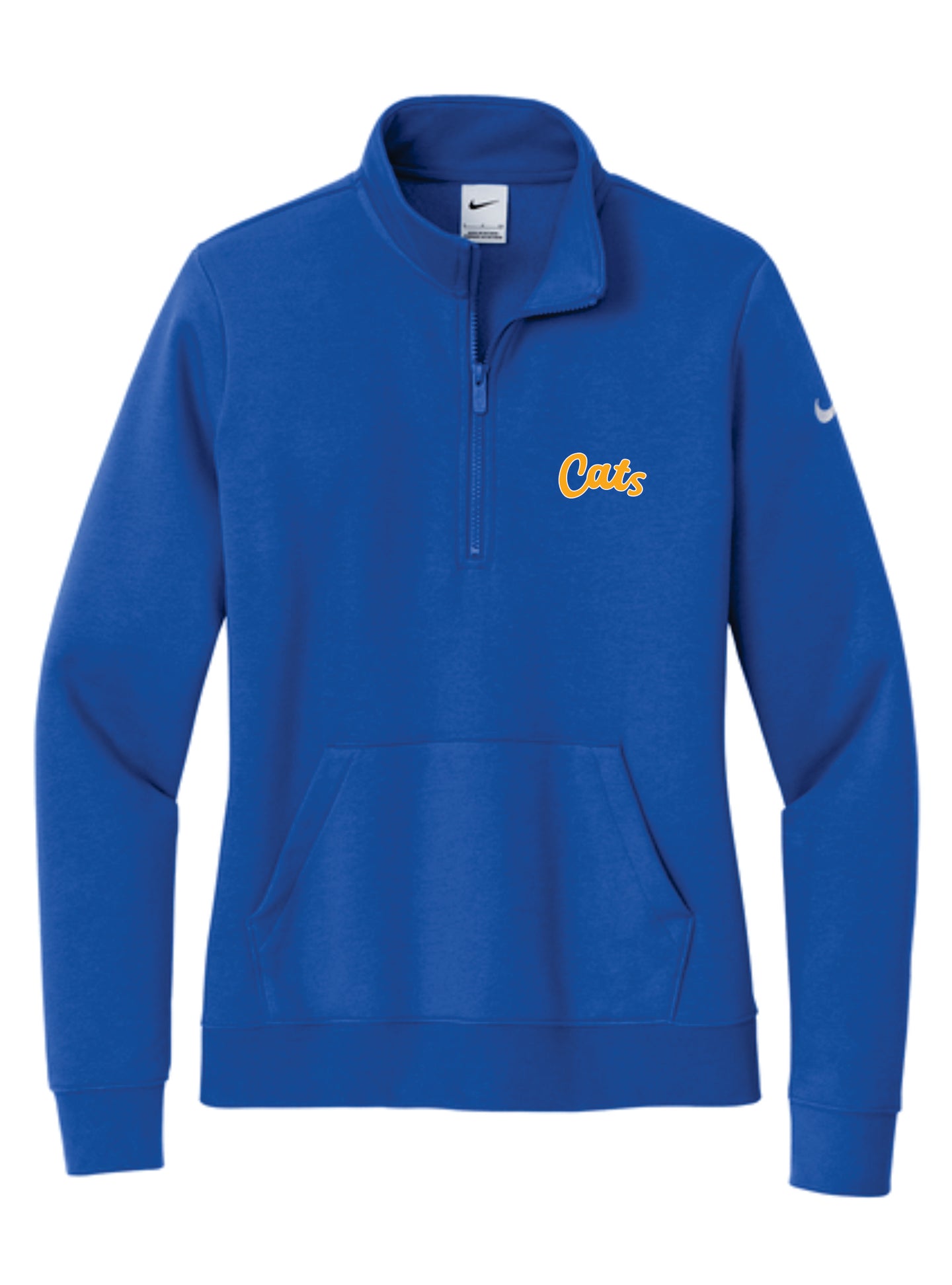 Nike Women's Club Fleece Sleeve Swoosh 1/2-Zip NKDX6720