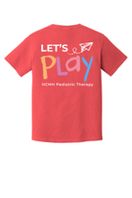 Load image into Gallery viewer, HCMH Let's Play Pediatrics Therapists DM130 District ® Perfect Tri ® Tee &amp; 1717 Comfort Colors
